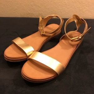 aldo gold sandal